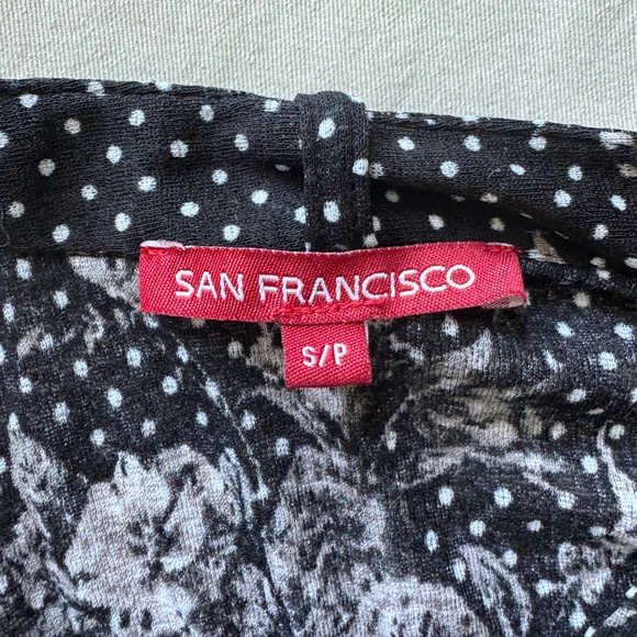 San Francisco - Blanc and White Floral Long Sleeve Shirt - Picture 7 of 9
